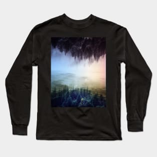 Misty forest , Foggy forest , final fantasy, wanderlust art Long Sleeve T-Shirt